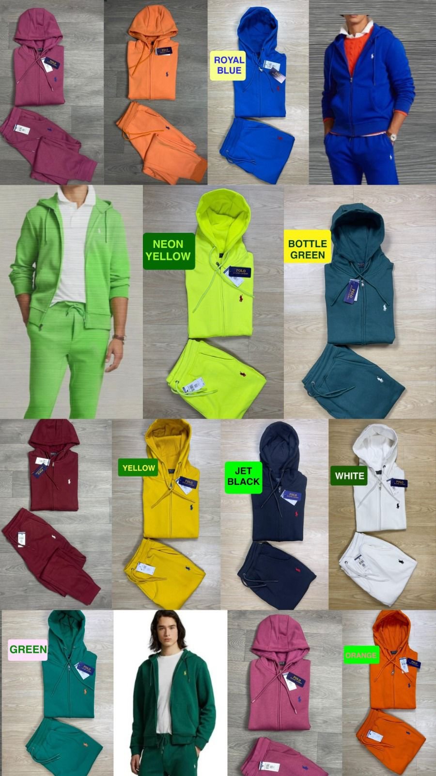 Ralph Lauren Sweatsuit polo hoodie joggers sweatpants tracksuit